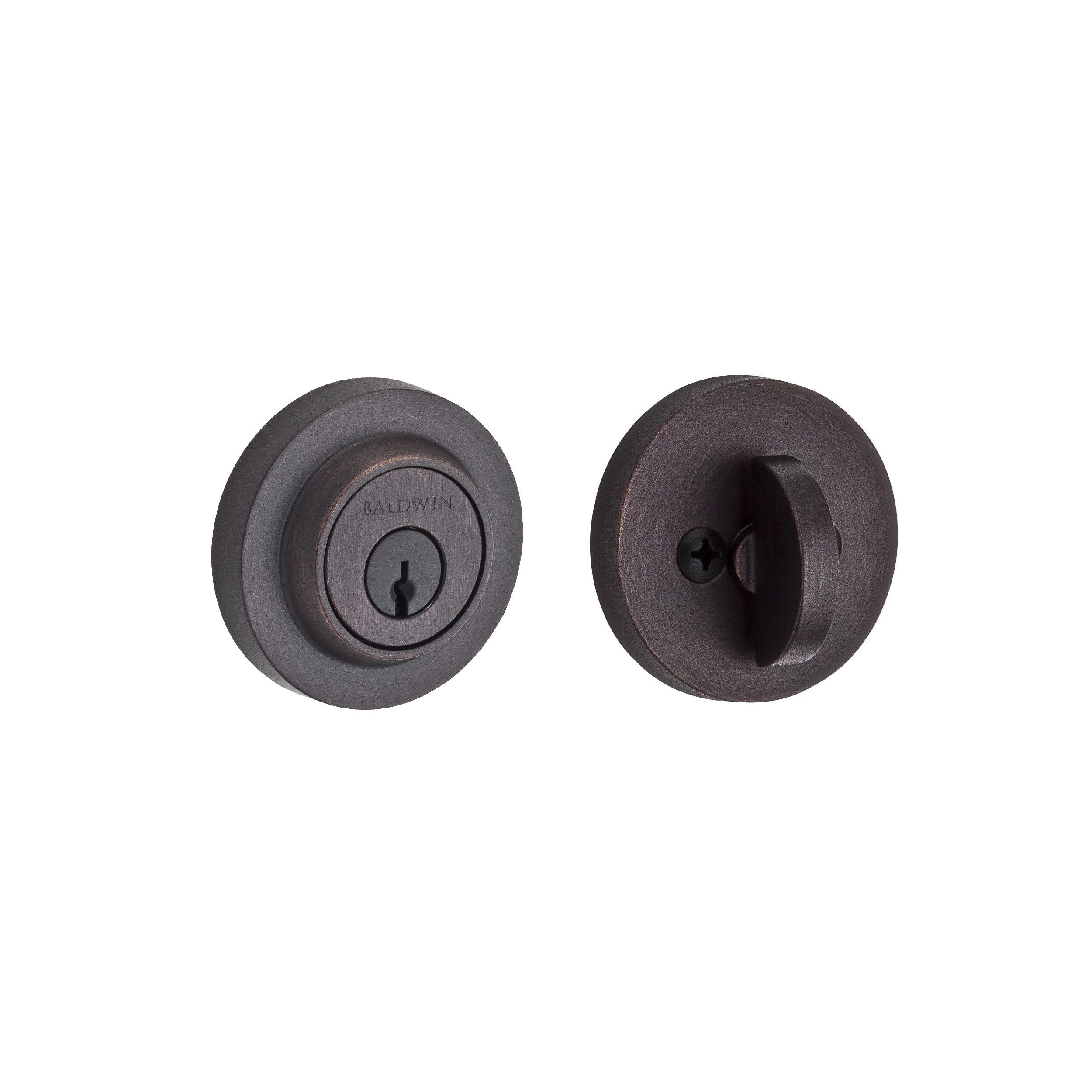 Baldwin - Reserve Collection - Deadbolts - Contemporary Round Deadbolt