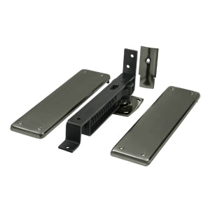 Deltana - Steel Hinges - Double Action Spring Hinge w/ Solid Brass Cover Plates (Each)