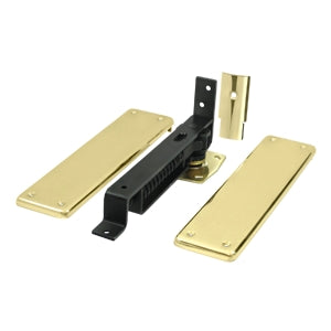 Deltana - Steel Hinges - Double Action Spring Hinge w/ Solid Brass Cover Plates (Each)