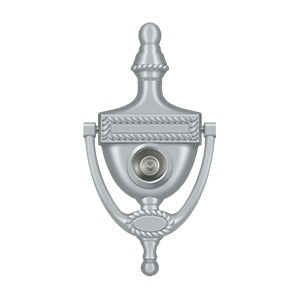 Deltana - Door Knockers - Victorian Rope Door Knocker w/ Viewer