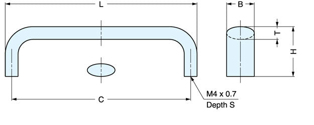 Sugatsune DL Stainless Steel Handle Pull
