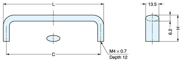 Sugatsune DLB Brass Handle Pull