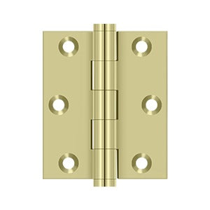 Deltana - Solid Brass Hinges - 3" x 2-1/2" Door Hinge Square Corner (Pairs)