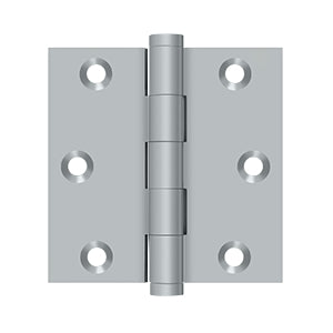 Deltana - Solid Brass Hinges - 3" x 3" Door Hinge Square Corner (Pairs)
