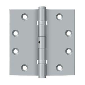 Deltana - Solid Brass Hinges - 4-1/2" x 4-1/2" NRP Ball Bearing Door Hinge Square Corner (Pairs)