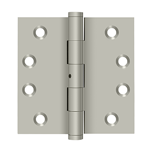 Deltana - Solid Brass Hinges - 4" x 4" NRP Door Hinge Square Corner (Pairs)