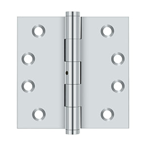 Deltana - Solid Brass Hinges - 4" x 4" NRP Door Hinge Square Corner (Pairs)