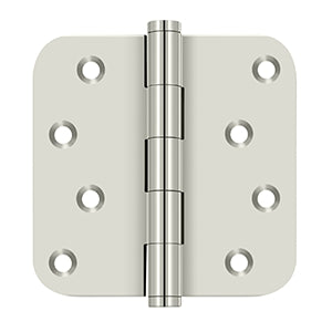 Deltana - Solid Brass Hinges - 4" x 4" Zig Zag Residential Door Hinge 5/8" Radius Corner (Pairs)