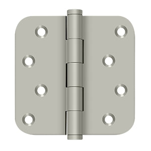 Deltana - Solid Brass Hinges - 4" x 4" Zig Zag Residential Door Hinge 5/8" Radius Corner (Pairs)
