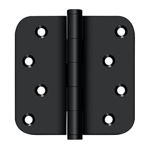 Deltana - Solid Brass Hinges - 4" x 4" Zig Zag Residential Door Hinge 5/8" Radius Corner (Pairs)