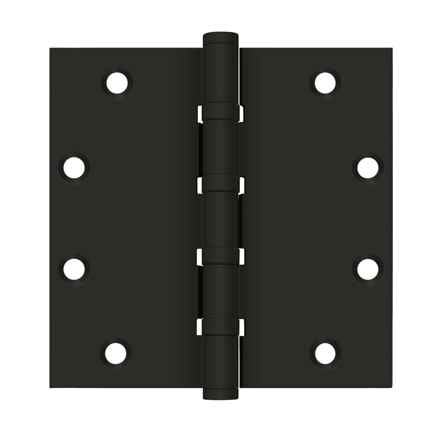 Deltana - Solid Brass Hinges - 5" x 5" Ball Bearing Door Hinge Square Corner (Pairs)