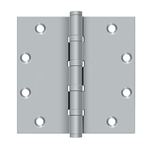 Deltana - Solid Brass Hinges - 5" x 5" Ball Bearing Door Hinge Square Corner (Pairs)