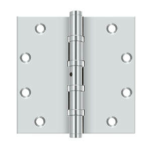 Deltana - Solid Brass Hinges - 5" x 5" NRP Ball Bearing Door Hinge Square Corner (Pairs)
