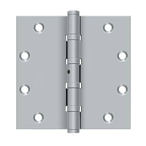 Deltana - Solid Brass Hinges - 5" x 5" NRP Ball Bearing Door Hinge Square Corner (Pairs)