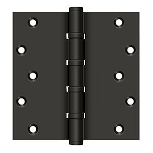 Deltana - Solid Brass Hinges - 6" x 6" Ball Bearing Door Hinge Square Corner (Pairs)