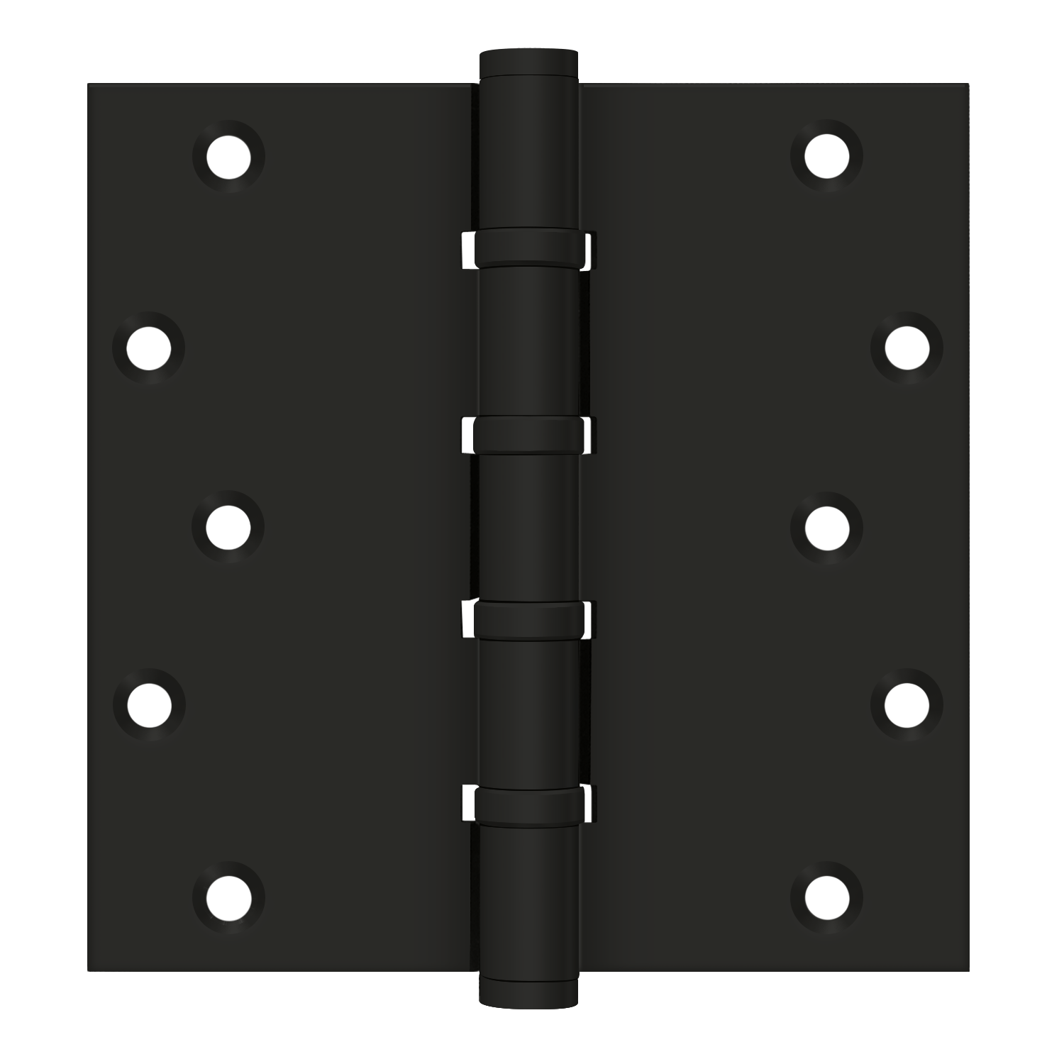 Deltana - Solid Brass Hinges - 6" x 6" Ball Bearing Door Hinge Square Corner (Pairs)