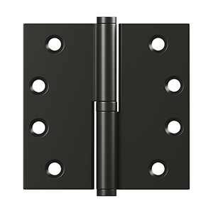 Deltana - Solid Brass Hinges - 4" x 4" Lift-Off Door Hinge (Each)