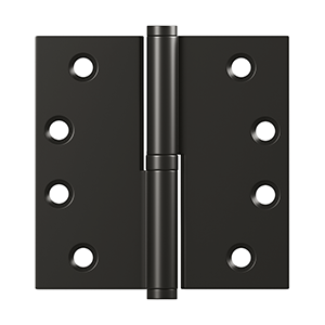 Deltana - Solid Brass Hinges - 4" x 4" Lift-Off Door Hinge (Each)
