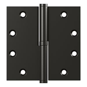 Deltana - Solid Brass Hinges - 4-1/2" x 4-1/2" Lift-Off Door Hinge (Each)