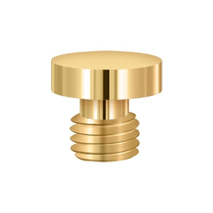 Deltana - Solid Brass Door Finials - Button Tip (Each)