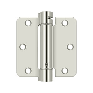 Deltana - Steel Hinges - 3-1/2" x 3-1/2" Single Action Spring Hinge 1/4" Radius Corner (Each)
