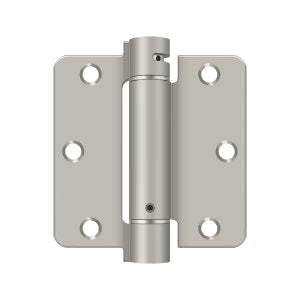 Deltana - Steel Hinges - 3-1/2" x 3-1/2" Single Action Spring Hinge 1/4" Radius Corner (Each)