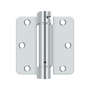 Deltana - Steel Hinges - 3-1/2" x 3-1/2" Single Action Spring Hinge 1/4" Radius Corner (Each)