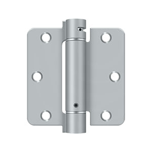 Deltana - Steel Hinges - 3-1/2" x 3-1/2" Single Action Spring Hinge 1/4" Radius Corner (Each)