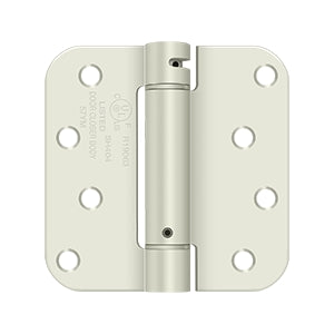 Deltana - Steel Hinges - 4" x 4" Single Action Spring Hinge 5/8" Radius Corner (Each)