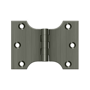 Deltana - Solid Brass Hinges - 3" x 4" Parliament Door Hinge (Pairs)