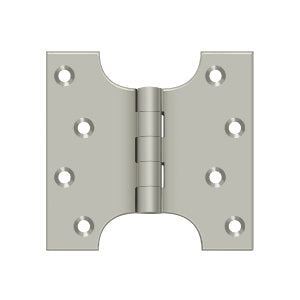 Deltana - Solid Brass Hinges - 4" x 4" Parliament Door Hinge (Pairs)