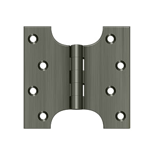 Deltana - Solid Brass Hinges - 4" x 4" Parliament Door Hinge (Pairs)