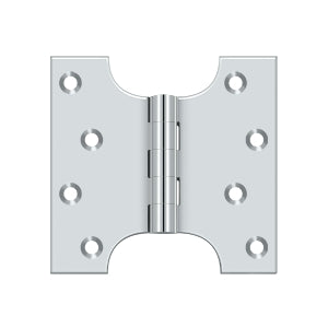 Deltana - Solid Brass Hinges - 4" x 4" Parliament Door Hinge (Pairs)