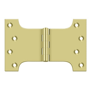 Deltana - Solid Brass Hinges - 4" x 6" Parliament Door Hinge (Pairs)