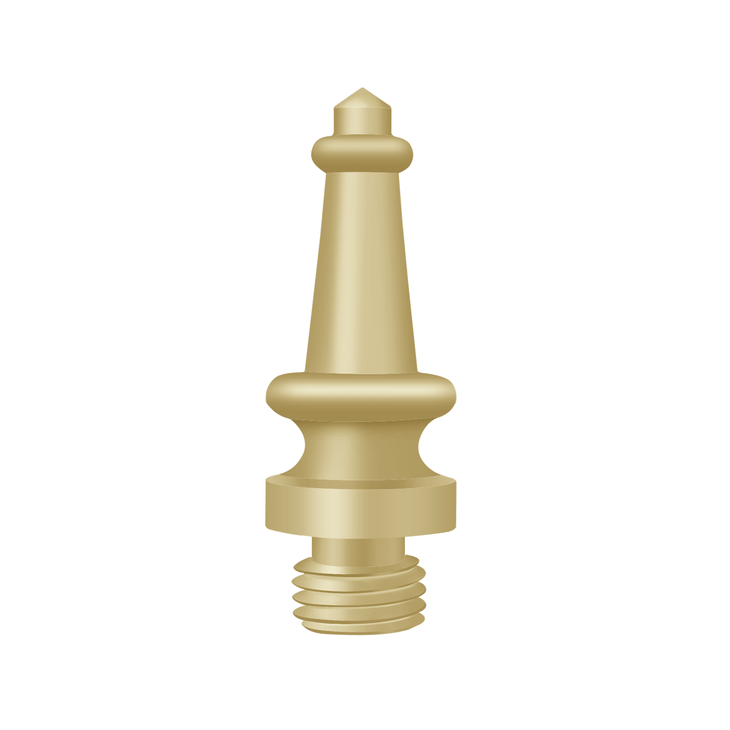 Deltana - Solid Brass Door Finials - Steeple Tip (Each)