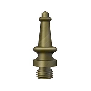 Deltana - Solid Brass Door Finials - Steeple Tip (Each)
