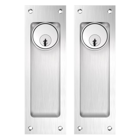 Accurate - Pocket Door Sets - Exposed Fastener (Double Cylinder)