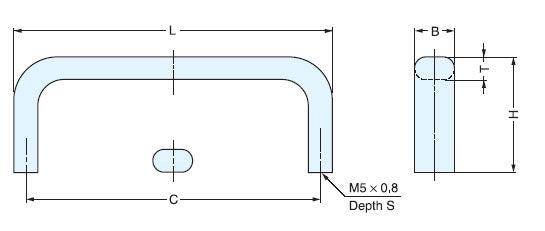 Sugatsune ECH Stainless Steel Handle Pull