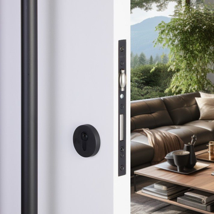 Emtek - European Mortise Deadbolt with Integrated Roller Latch