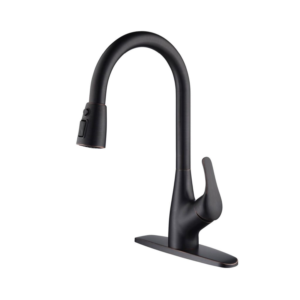 KIBI - Single Handle Pull Down Kitchen Faucet - F101