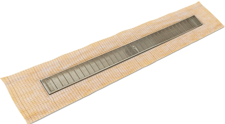 Infinity Drain - Fixed Flange Schluter-KERDI - FCSAS 65 Wedge Wire Linear Drain