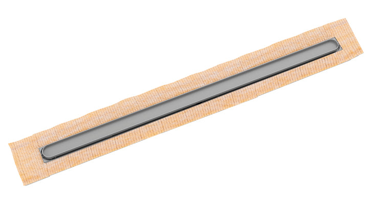Infinity Drain - Fixed Flange Schluter-KERDI - FCSDTIF 65 Disco-Rectangular Linear Drain