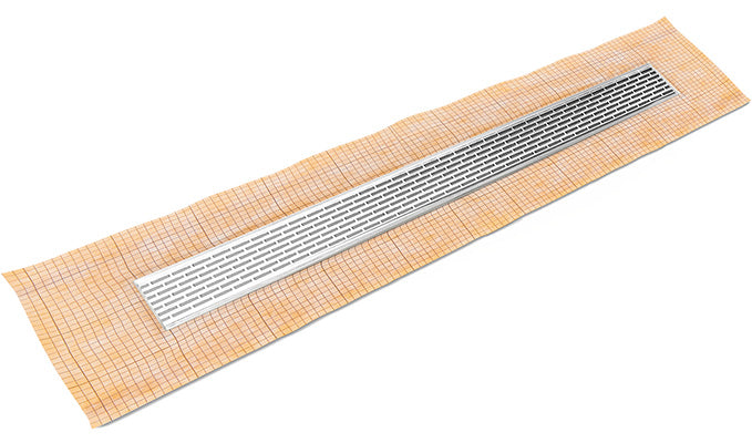 Infinity Drain - Fixed Flange Schluter-KERDI - FCSLT 65 Slotted Linear Drain