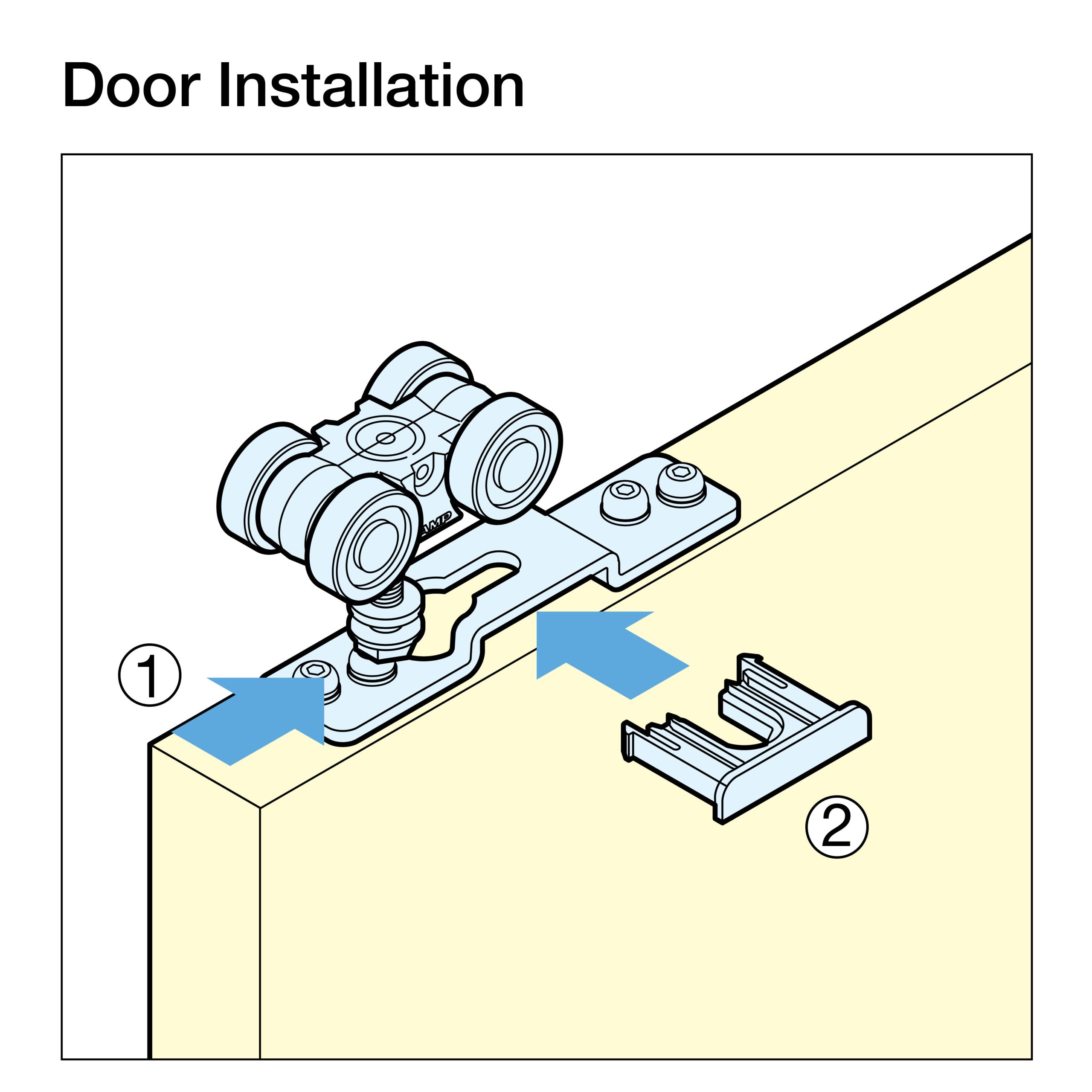 Sugatsune FD80PD-RM2/SM2-RT Sliding Pocket Door System (Track Included)