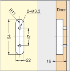 Sugatsune FH-100AM/FH-100BM Lever Pull
