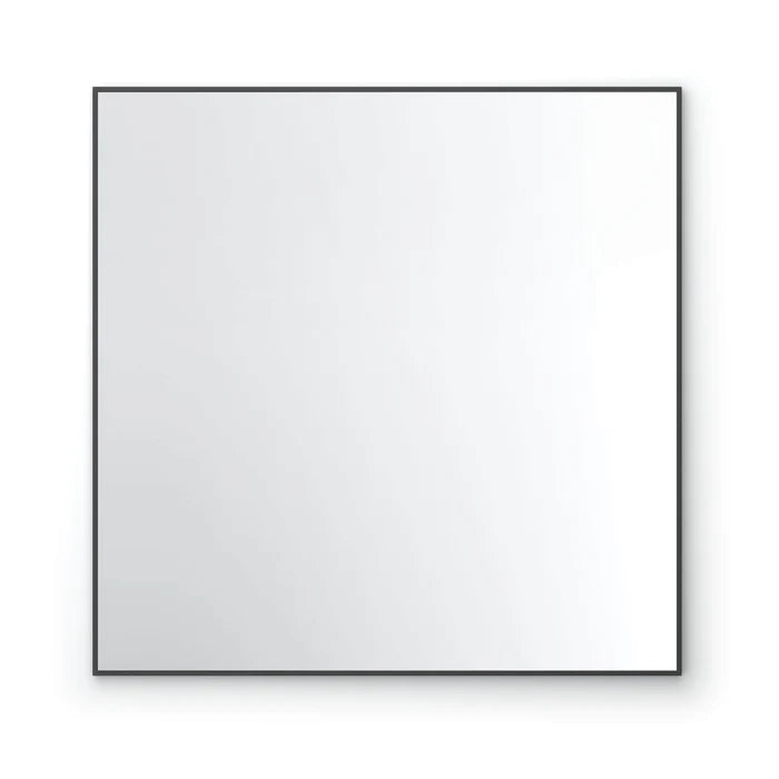 Casa Fixtures - Bathroom Accessories - 36" x 36" Shatterproof Wall Mount Metal Frame Mirror (FM1-3636)
