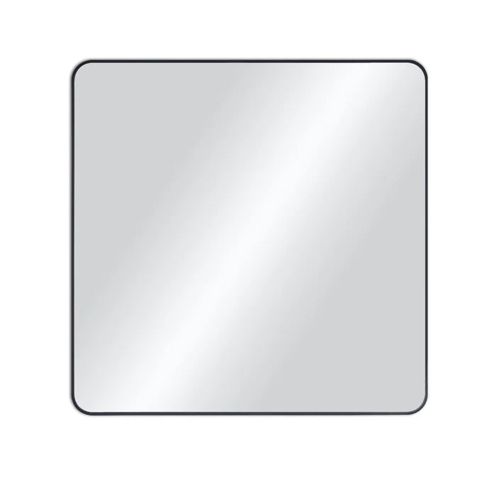 Casa Fixtures - Bathroom Accessories - 36" x 36" Shatterproof Wall Mount Metal Frame Mirror (FM2-3636)
