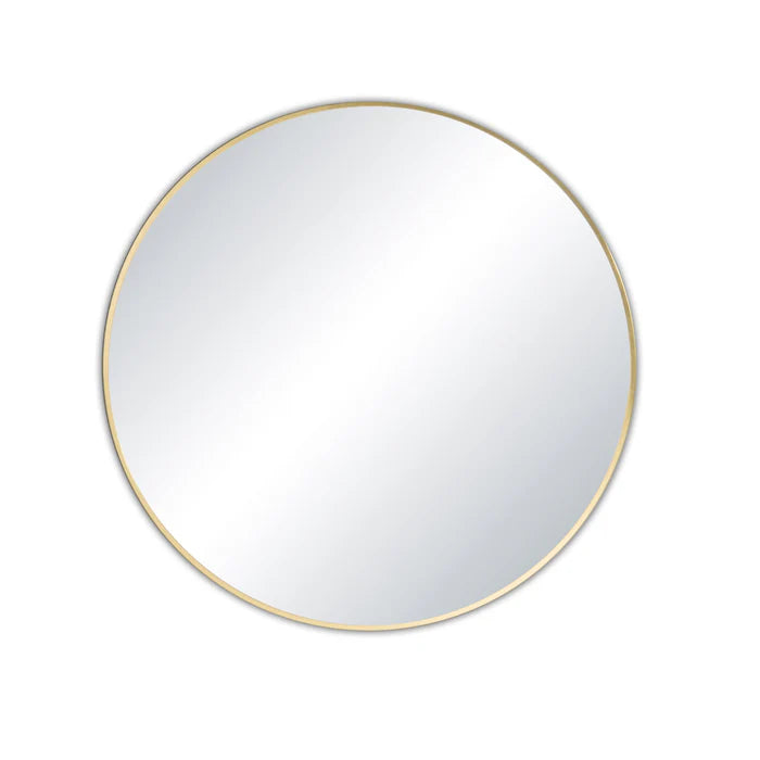Casa Fixtures - Bathroom Accessories - 24" Shatterproof Wall Mount Metal Frame Mirror (FM3-R24)