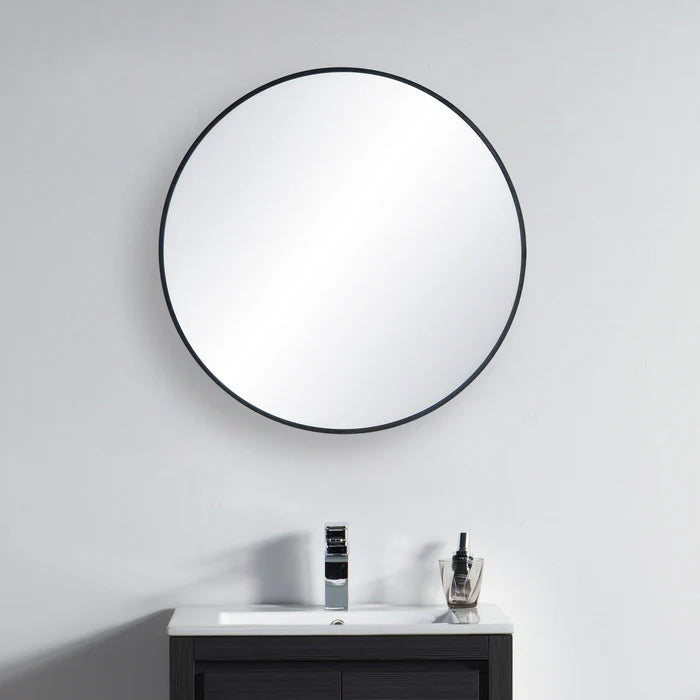 Casa Fixtures - Bathroom Accessories - 28" Shatterproof Wall Mount Metal Frame Mirror (FM3-R28)