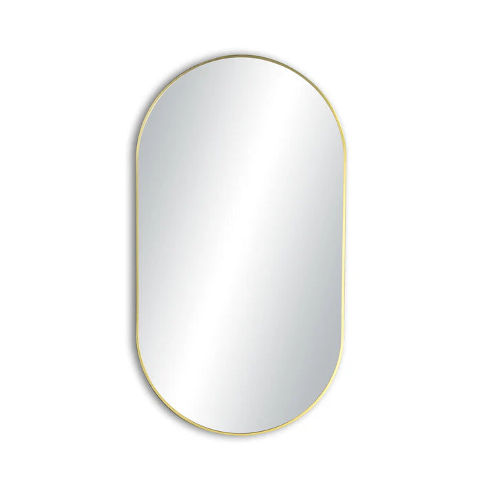 Casa Fixtures - Bathroom Accessories - 20" x 36" Shatterproof Wall Mount Metal Frame Mirror (FM4-2036)